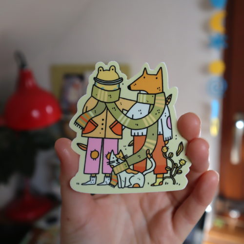 Autumn Friends Sticker Photo 1